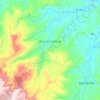 Mapa topográfico Braço do Trombudo, altitud, relieve
