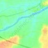 Mapa topográfico Nalchha, altitud, relieve
