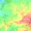 Mapa topográfico Les Grands-Chézeaux, altitud, relieve