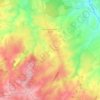 Mapa topográfico Pouligny-Notre-Dame, altitud, relieve