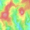 Mapa topográfico Wingsbach, altitud, relieve