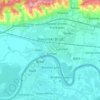 Mapa topográfico Slavonski Brod, altitud, relieve