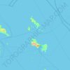 Mapa topográfico Patmos Municipality, altitud, relieve