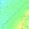 Mapa topográfico Makrana Tehsil, altitud, relieve