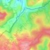 Mapa topográfico Gué-d'Hossus, altitud, relieve