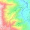 Mapa topográfico Huata, altitud, relieve