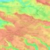 Mapa topográfico Communauté d'agglomération de Saint-Quentin-en-Yvelines, altitud, relieve