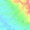 Mapa topográfico Copallin, altitud, relieve