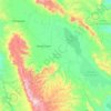 Mapa topográfico Nuevo Ideal, altitud, relieve
