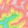 Mapa topográfico Val di Mello, altitud, relieve