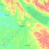 Mapa topográfico Kunturkanki, altitud, relieve