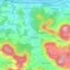 Mapa topográfico Engelthal, altitud, relieve