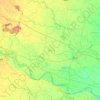 Mapa topográfico Basti, altitud, relieve