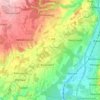 Mapa topográfico 88213, altitud, relieve