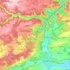 Mapa topográfico 89604, altitud, relieve