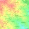 Mapa topográfico Nakrekal mandal, altitud, relieve