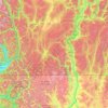 Mapa topográfico Similkameen—South Okanagan—West Kootenay, altitud, relieve