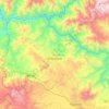 Mapa topográfico Hostotipaquillo, altitud, relieve