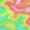 Mapa topográfico Eselshalden, altitud, relieve