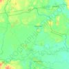 Mapa topográfico Kantharawichai, altitud, relieve