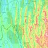 Mapa topográfico Mamit, altitud, relieve