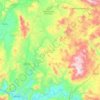 Mapa topográfico Tepecoacuilco de Trujano, altitud, relieve