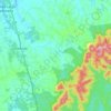 Mapa topográfico Roça Velha, altitud, relieve