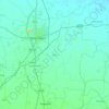 Mapa topográfico Bihar, altitud, relieve