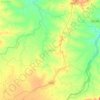 Mapa topográfico Kurud Tahsil, altitud, relieve