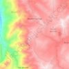 Mapa topográfico Goyllarisquizga, altitud, relieve