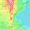 Mapa topográfico Padenghe sul Garda, altitud, relieve