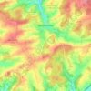 Mapa topográfico Gerichtstetten, altitud, relieve