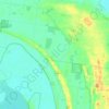 Mapa topográfico Corack, altitud, relieve