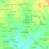 Mapa topográfico Narsampet mandal, altitud, relieve