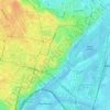 Mapa topográfico Stare Miasto, altitud, relieve