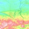 Mapa topográfico Matapalo, altitud, relieve