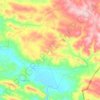 Mapa topográfico Huayrapata, altitud, relieve