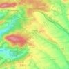 Mapa topográfico Elsenz, altitud, relieve