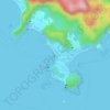 Mapa topográfico Ao Rai Le, altitud, relieve