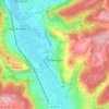 Mapa topográfico Impfingen, altitud, relieve