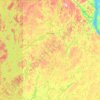 Mapa topográfico Temagami, altitud, relieve