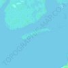 Mapa topográfico Ilha da Sepultura, altitud, relieve