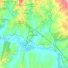 Mapa topográfico Cará-Cará, altitud, relieve