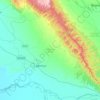 Mapa topográfico Balachaur Tahsil, altitud, relieve
