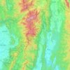 Mapa topográfico Chae Son National Park, altitud, relieve