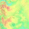Mapa topográfico Río Chico, altitud, relieve