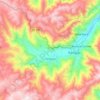 Mapa topográfico Acraquia, altitud, relieve