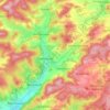 Mapa topográfico 35713, altitud, relieve