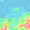 Mapa topográfico Cumaná, altitud, relieve