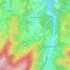 Mapa topográfico Dohrenbach, altitud, relieve